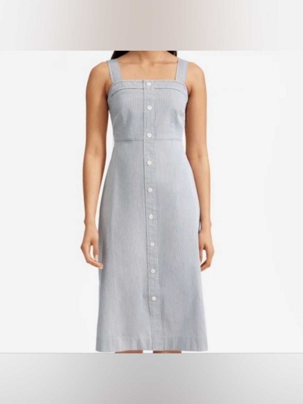 Everlane Cotton Weave Picnic Dress